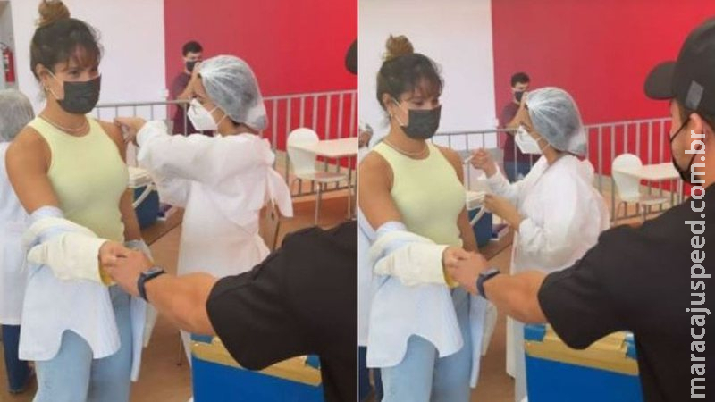 Mulher de Wesley Safadão está sendo investigada por secretaria após tomar vacina contra covid sem agendamento Mulher de Wesley Safadão está sendo investigada por secretaria após tomar vacina contra covid sem agendamento