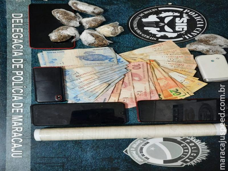 “Polícia Civil de Maracaju prende em flagrante mãe e filho por tráfico de drogas” “Polícia Civil de Maracaju prende em flagrante mãe e filho por tráfico de drogas”