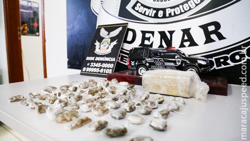 Polícia descobre disk-entregas de cocaína em fundos de loja de motos em Campo Grande
