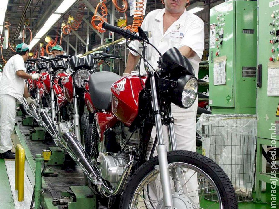 Produção de motocicletas cresce 45% no primeiro semestre de 2021 Produção de motocicletas cresce 45% no primeiro semestre de 2021