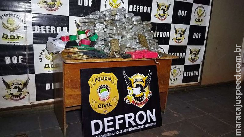 Protético é preso por manter depósito e 50 kg de skunk são apreendidos