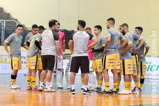 Time de Dourados tem jogo decisivo nesta noite pela Liga Nacional de Futsal Time de Dourados tem jogo decisivo nesta noite pela Liga Nacional de Futsal