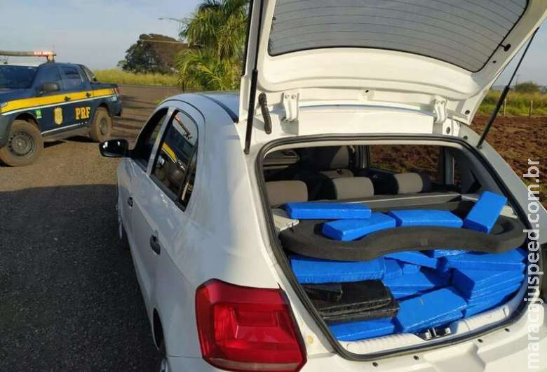 Traficante à margem de rodovia é preso com 266 quilos de maconha