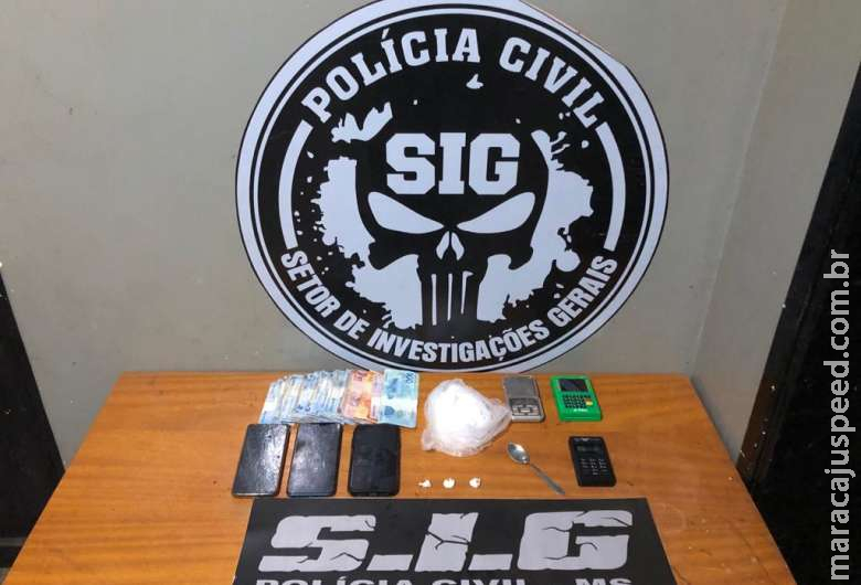 Traficante é preso com cocaína em Aparecida do Taboado 