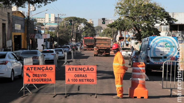 Trecho da Rua 13 de Maio será interditado para obras no centro de Campo Grande Trecho da Rua 13 de Maio será interditado para obras no centro de Campo Grande