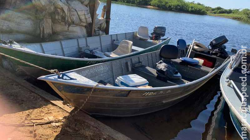 Turistas e piloto de barco são multados em R$ 3 mil por pescar em local proibido em Miranda