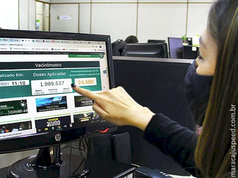 Vacinômetro no Portal MS amplia transparência da imunização no Estado Vacinômetro no Portal MS amplia transparência da imunização no Estado