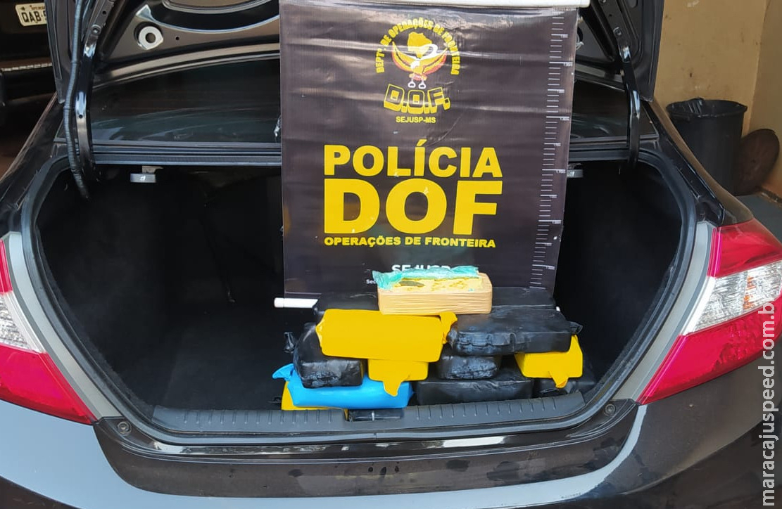 Amambaiense é preso pelo DOF com pasta base de cocaína durante a Operação Hórus Amambaiense é preso pelo DOF com pasta base de cocaína durante a Operação Hórus