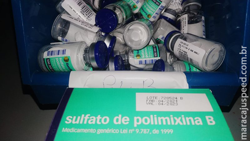 Após meses em falta, Hospital Regional recebe 18 mil doses de antibiótico para superbactéria Após meses em falta, Hospital Regional recebe 18 mil doses de antibiótico para superbactéria