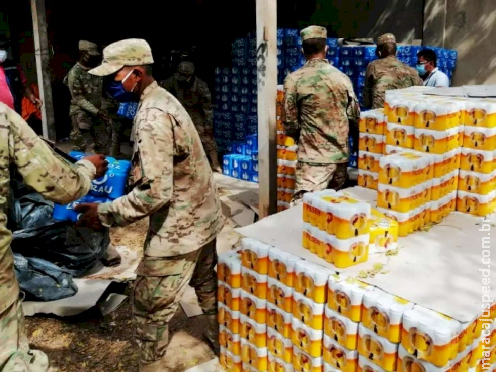 Aproximadamente 30 toneladas de cerveja são apreendidas na fronteira 