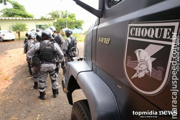 Bandido que participou de roubo de carreta e cárcere em SP é preso pelo Choque em MS