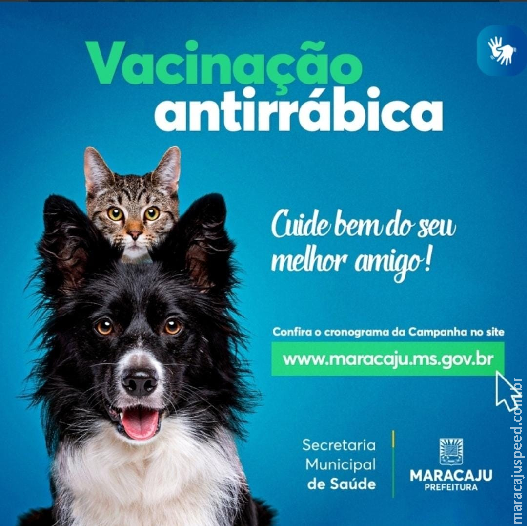 Campanha de Vacinação Antirrábica segue nesta sábado