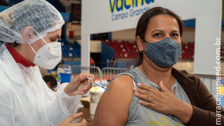 Campo Grande tem mais de metade dos adultos com a imunização completa Campo Grande tem mais de metade dos adultos com a imunização completa