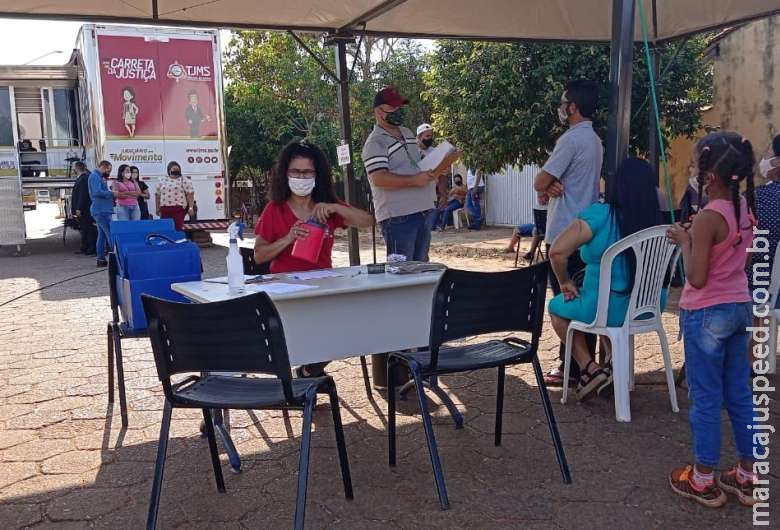 Carreta leva a Justiça para os cidadãos de Santa Rita do Pardo Carreta leva a Justiça para os cidadãos de Santa Rita do Pardo