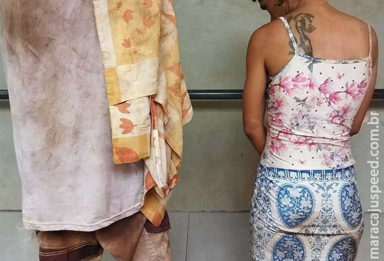 Casal é preso em flagrante por furto em residência de Dourados 