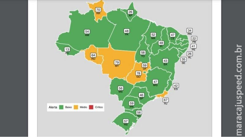 Covid: pela 1ª vez desde outubro, Brasil não tem nenhum Estado em nível crítico de ocupação de leitos