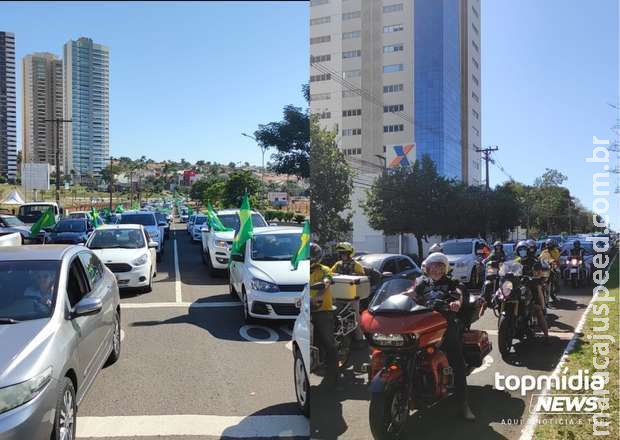 De caravana a motociata, bolsonaristas de MS prometem muito barulho em 7 de setembro De caravana a motociata, bolsonaristas de MS prometem muito barulho em 7 de setembro