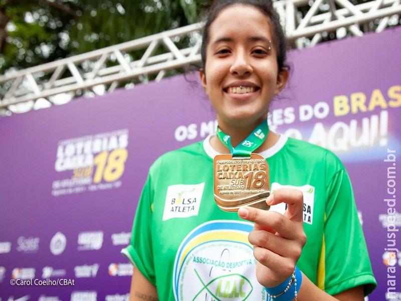 Delegação de MS conquista 1 ouro e 2 bronzes no Brasileiro de Atletismo