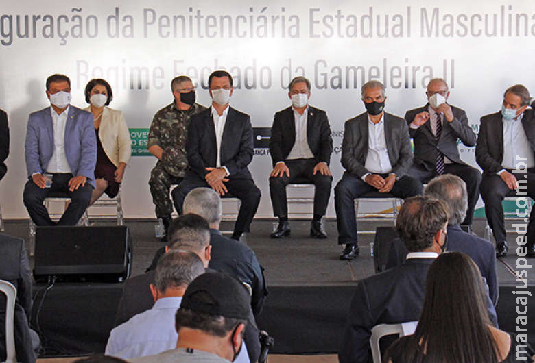 Em inauguração, governador destaca eficiência do sistema penitenciário
