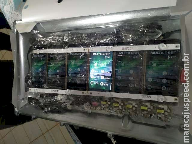 Em Rio Brilhante, advogada de Fátima do Sul é flagrada entrando em presídio com 6 celulares dentro de TV