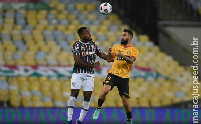 Fluminense tenta avançar às semifinais contra o Barcelona-EQU Fluminense tenta avançar às semifinais contra o Barcelona-EQU