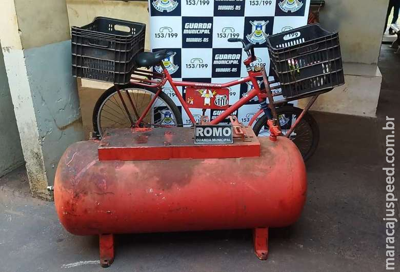 Guarda recupera compressor furtado, prende autor e mulher com mandado prisão em aberto