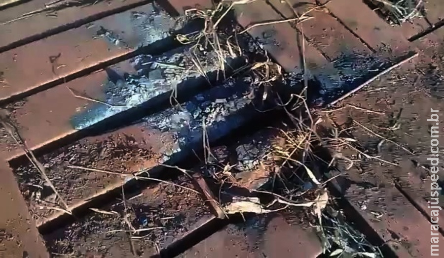 Homem tenta colocar fogo em ponte já deteriorada no Assentamento São Pedro