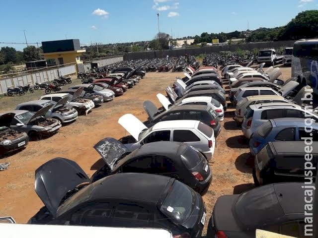 Leilão do Tribunal de Justiça de MS oferece motocicletas a caminhões 