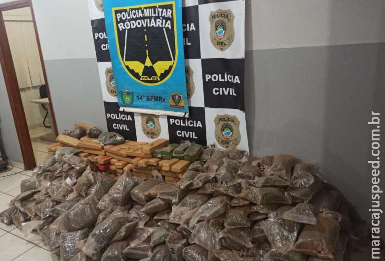 Maconha avaliada em R$ 1,3 milhão que havia saído de Dourados é apreendida 