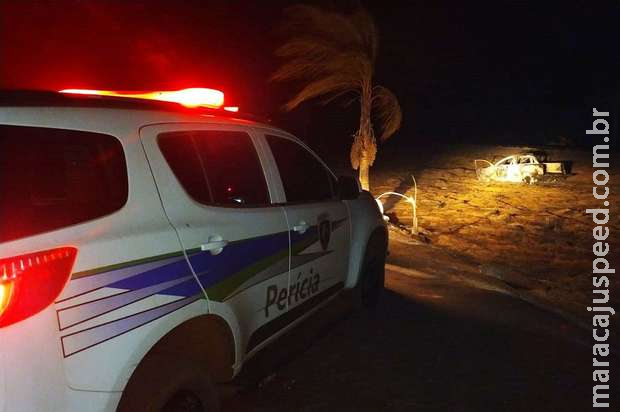 Motorista atravessa fogo e morre queimado com passageiro em MS