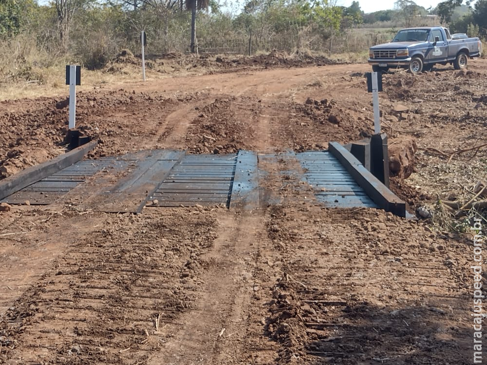 Obras: Prefeitura entrega nova ponte em Maracaju Obras: Prefeitura entrega nova ponte em Maracaju