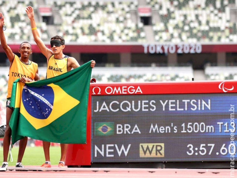 Paratleta de MS, Yeltsin Jacques conquista o 100º ouro do Brasil em Paralimpíadas Paratleta de MS, Yeltsin Jacques conquista o 100º ouro do Brasil em Paralimpíadas