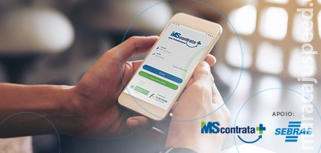 Parceria entre Sebrae e Funtrab auxilia pequenos empresários a utilizarem o app MS Contrata+