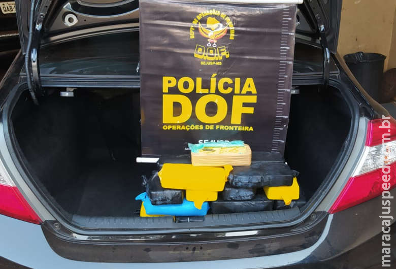 Pasta base é apreendida em Civic e homem preso 