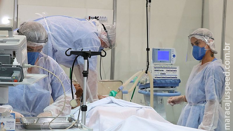 Pela primeira vez no ano, MS registra 58% de ocupações das UTIs Covid Pela primeira vez no ano, MS registra 58% de ocupações das UTIs Covid