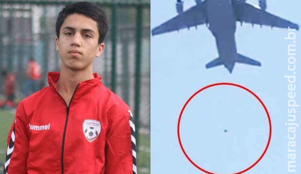 Pessoa que caiu do avião no Afeganistão era jogador de futebol