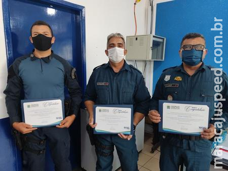 Policiais Militares de Sidrolândia recebem moção de congratulação de Deputado Estadual 