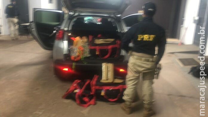 Ponta Porã: PRF apreende 174 Kg de maconha