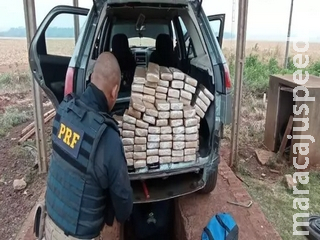 Ponta Porã: PRF apreende 96,2 Kg de maconha na MS-164