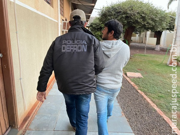 Proprietário de distribuidora de areia é preso pela Defron em Dourados