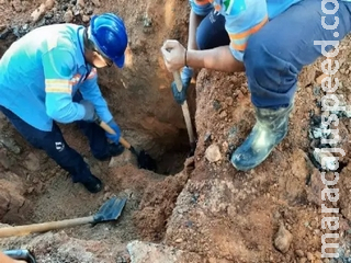 Regional da Sanesul de Coxim intensifica combate as perdas de água Regional da Sanesul de Coxim intensifica combate as perdas de água