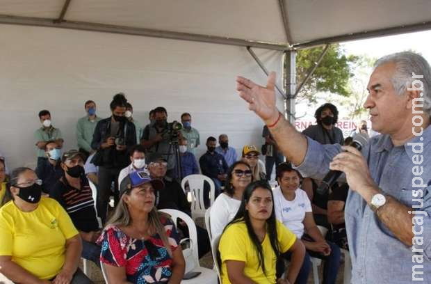 Reinaldo Azambuja autoriza água tratada e estrada para Porto Esperança Reinaldo Azambuja autoriza água tratada e estrada para Porto Esperança