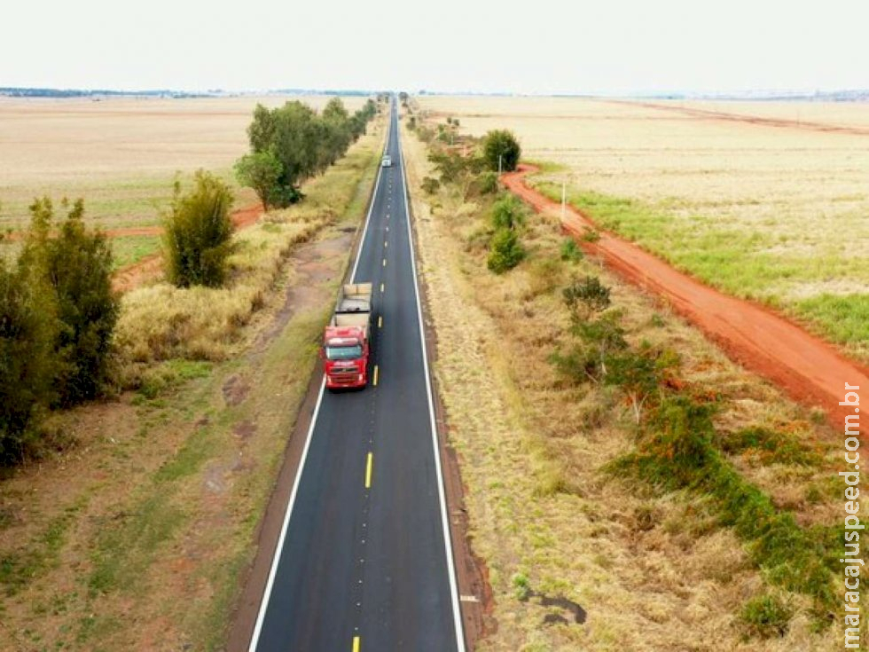 Revitalização da BR-376 entre Deodápolis e Ivinhema garante competitividade 