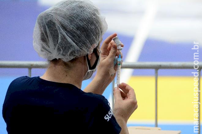 Saúde de MS quer atingir 90% de vacinados com 1° dose neste final de semana Saúde de MS quer atingir 90% de vacinados com 1° dose neste final de semana