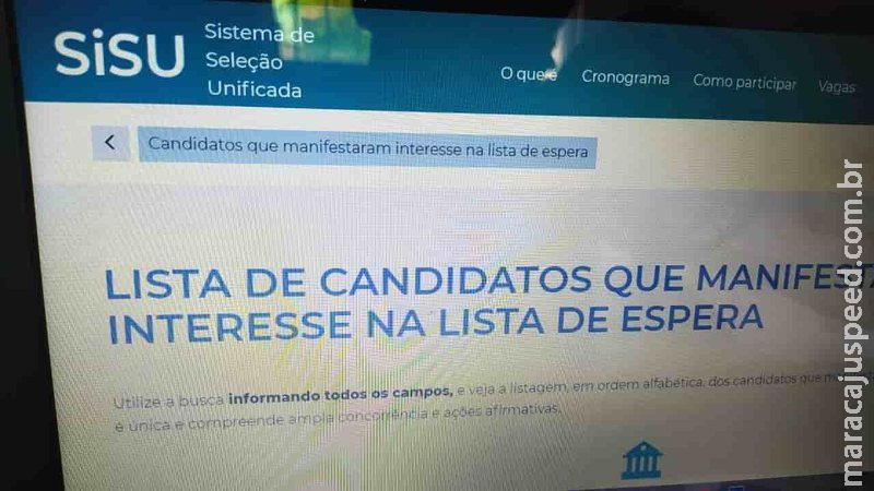 Sisu 2021: convocação de candidatos na lista de espera começa nesta quinta-feira Sisu 2021: convocação de candidatos na lista de espera começa nesta quinta-feira