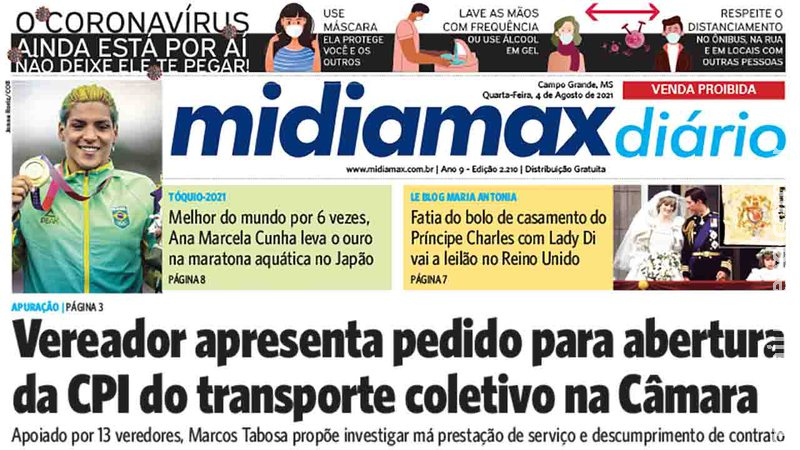 Vereador apresenta pedido para abertura da CPI do transporte coletivo na Câmara. Leia no Midiamax Diário