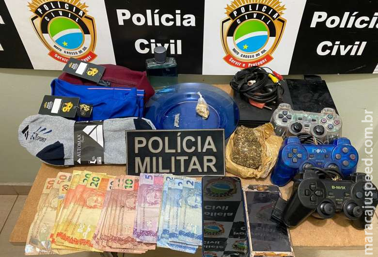 Acusados de manter boca de fumo são presos Acusados de manter boca de fumo são presos