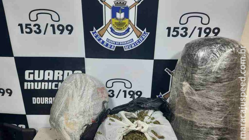 Adolescente é flagrado com maconha e moto furtada em Dourados Adolescente é flagrado com maconha e moto furtada em Dourados