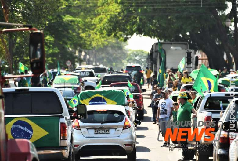 Ato pró-Bolsonaro leva Ato pró-Bolsonaro leva
