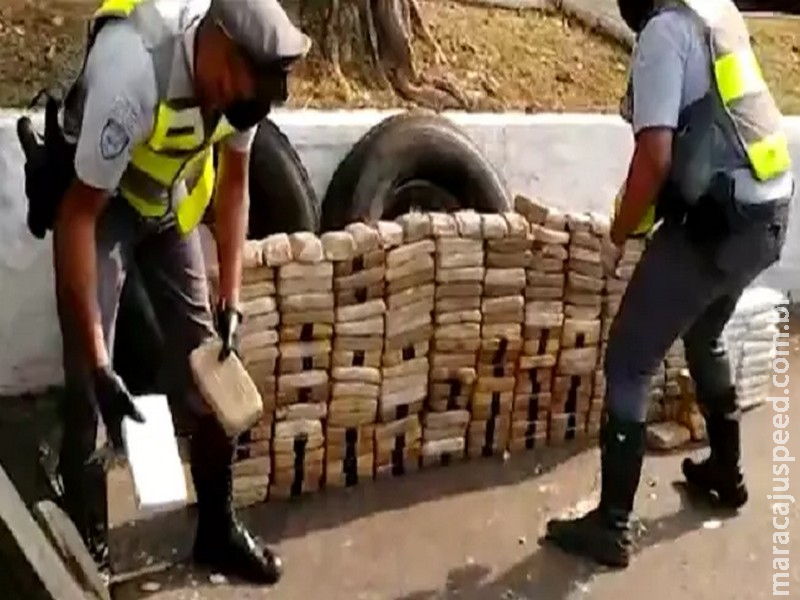 Caminhão com 200 kg cocaína que saiu de Campo Grande é apreendido no interior de São Paulo Caminhão com 200 kg cocaína que saiu de Campo Grande é apreendido no interior de São Paulo